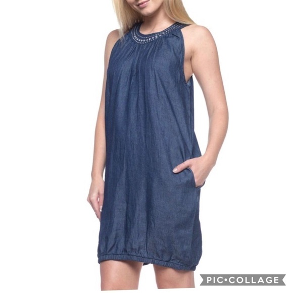 Dark Denim Top/Mini - Picture 2 of 3